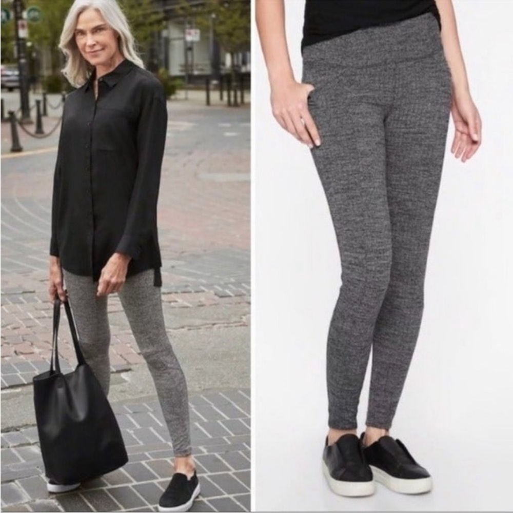 Athleta Leggings Herringbone Pocket Small